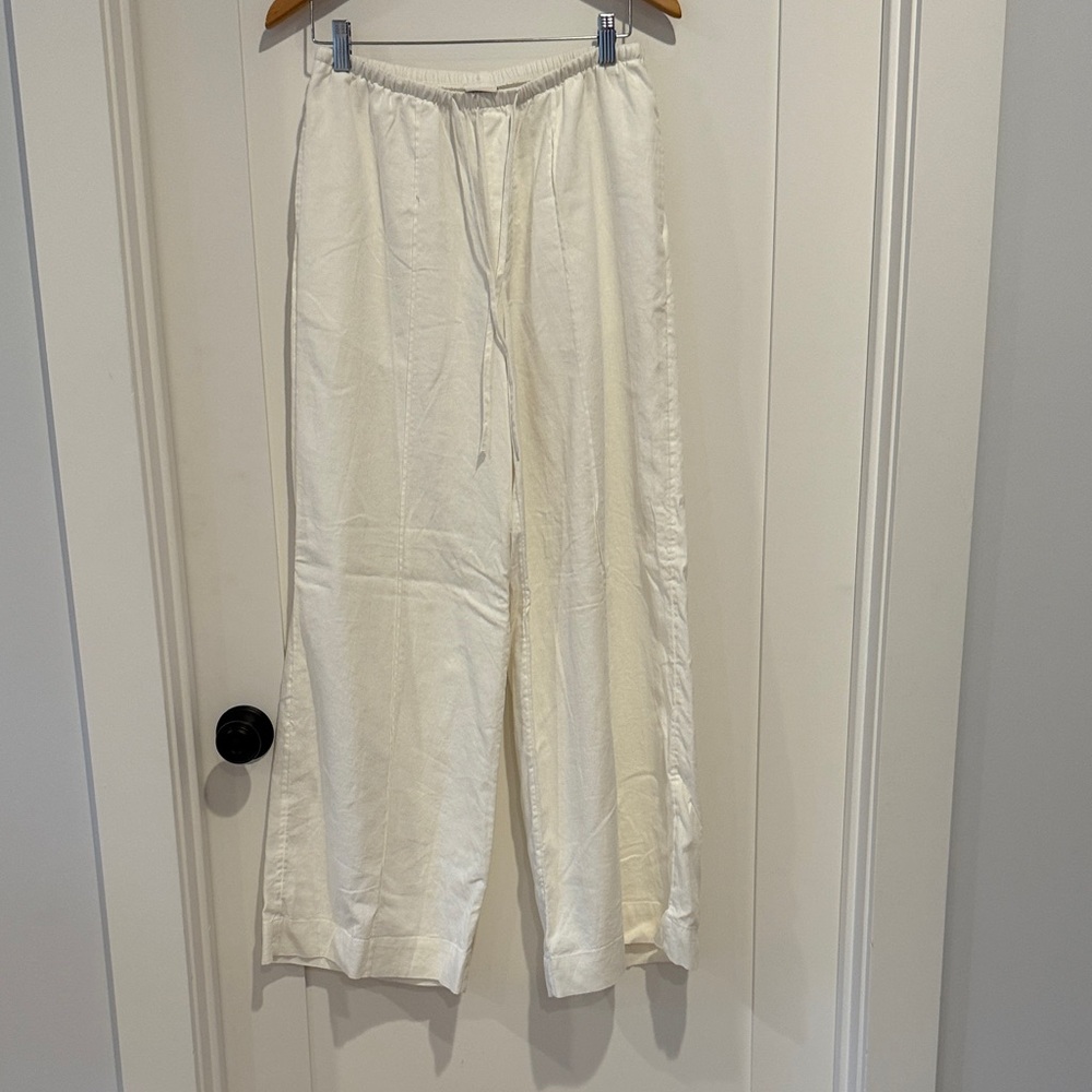 a new day women’s white linen pants